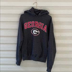 Champion Gray Georgia sweatshirt hoodie